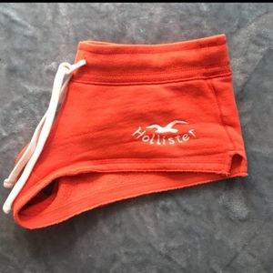 Hollister Orange Lounge Shorts